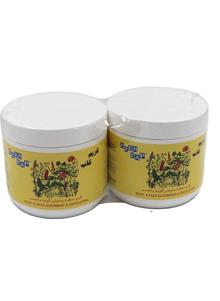كريم كاب - سنفرة كريم كاب للوجه و الجسم-500 مل - 2 قطع - Image 1