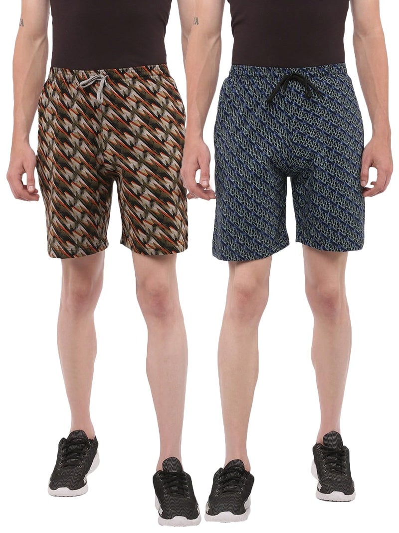 Dollar All Over Print Stylish Men Shorts/Bermuda with One Side Zipper - Image 1