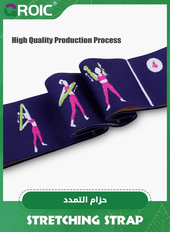 GROIC Yoga Stretching Strap,Leg Stretcher Strap, Stretching Equipment,Flexibility Trainer Backbend Assist Stretch Out Strap,Yoga Ballet Leg Stretching Exercise,Pilates Stretch Band  - Image 4