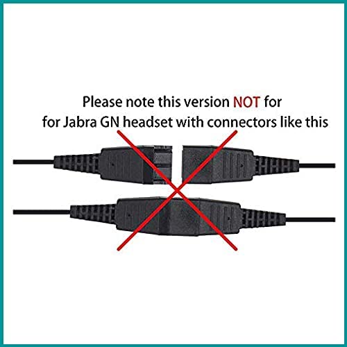 daily headset Y-Splitter Adapter Y-Training Cable with Mic Switch Compatible with Plantronics QD Headset for Training Purposes - Image 5