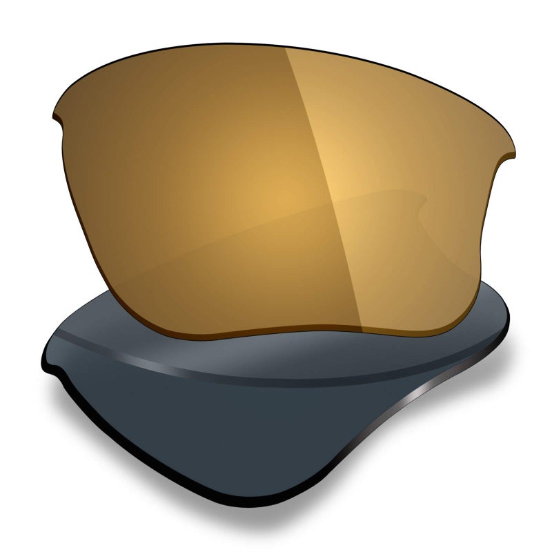 Mryok Polarized Replacement Lenses for Oakley Flak Jacket XLJ - Bronze Gold - Image 2