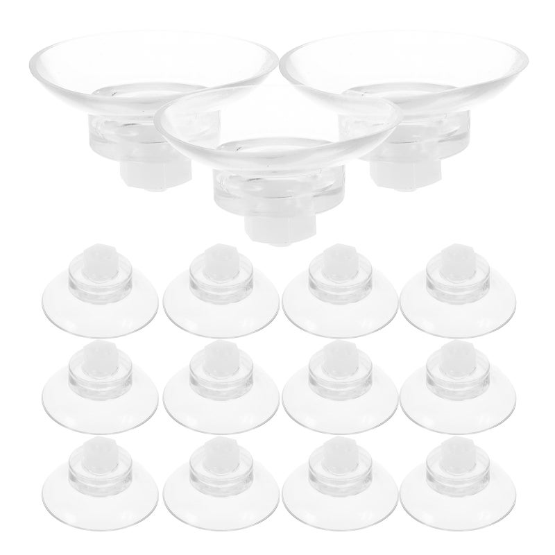 16pcs Fish Cups with Screw Nut for Aquarium Easy to Install Strong Fixing Cups for Glass Fish Tanks Practical Aquarium Accessories - Image 3