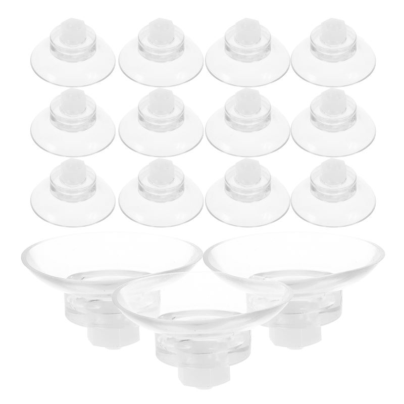 16pcs Fish Cups with Screw Nut for Aquarium Easy to Install Strong Fixing Cups for Glass Fish Tanks Practical Aquarium Accessories - Image 4