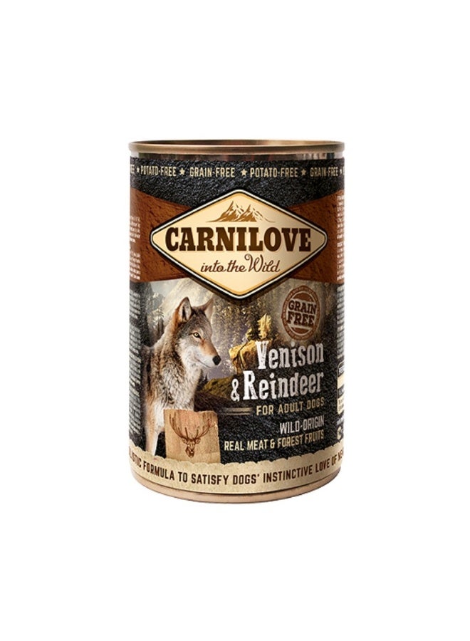 Carnilove Adult Dog Wet Food Venison & Reindeer 400g