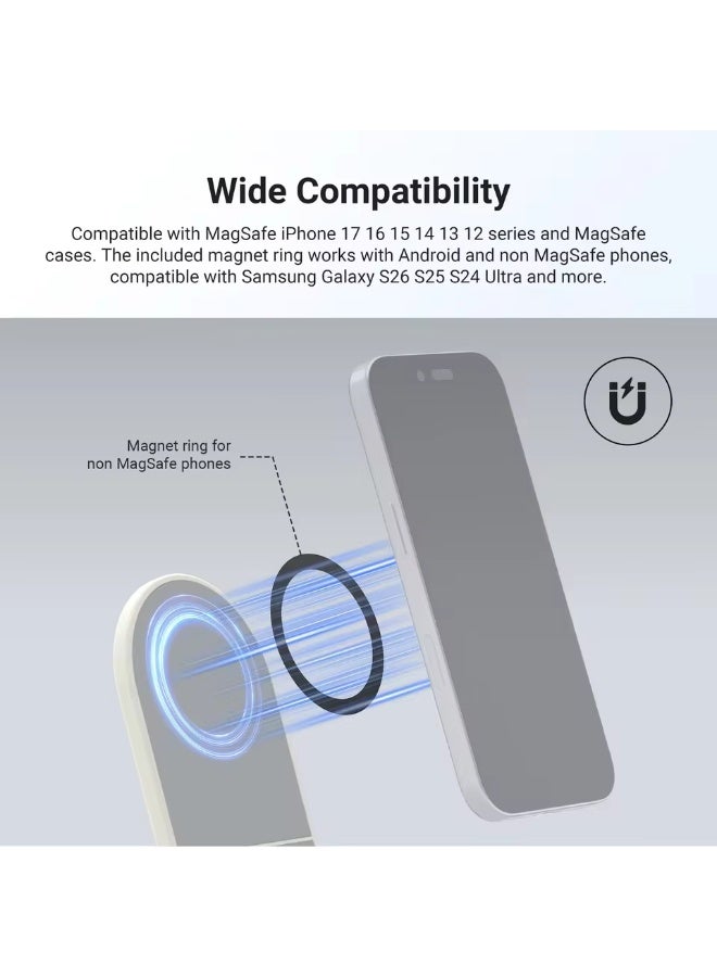 NEEWER BASICS Magnetic Wireless Remote Control Phone Camera Grip with 2 in 1 Light For iPhone MagSafe Samsung - Image 5