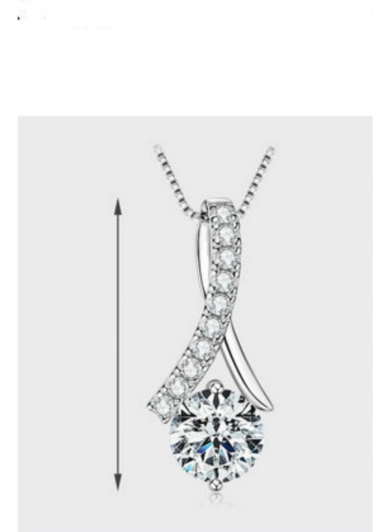 KUYING Premium s925 Silver Collarbone Chain 