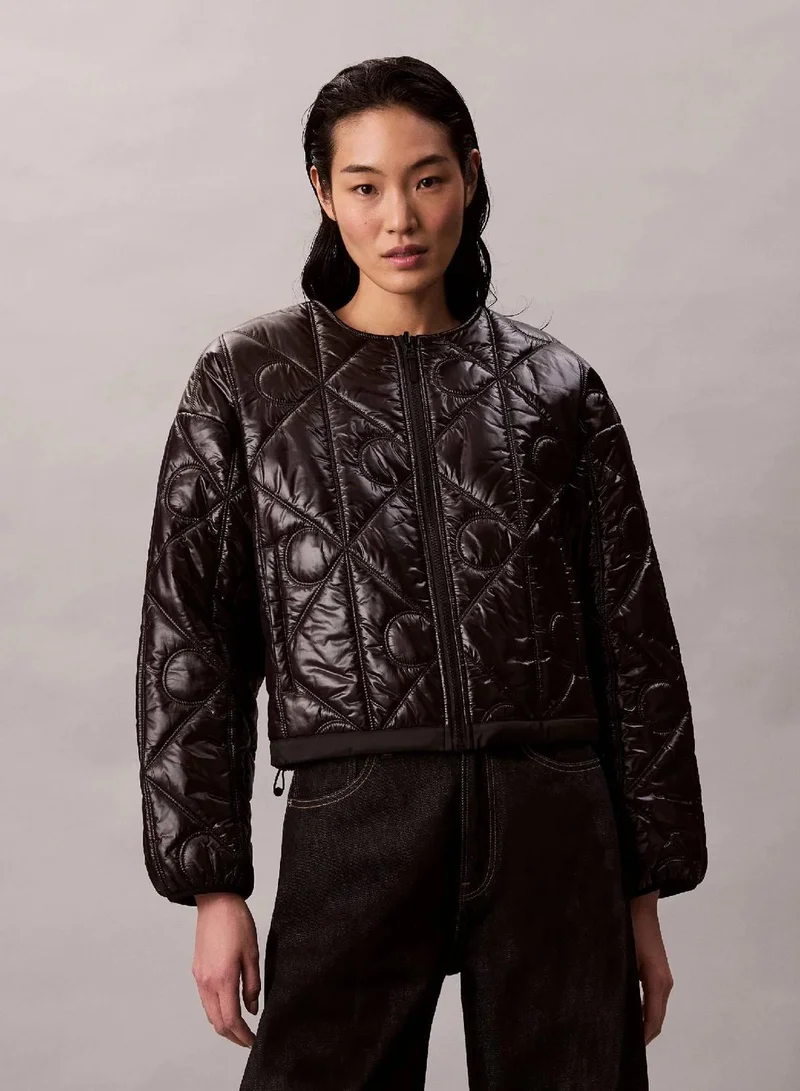 Reversible Logo Quilted Jacket