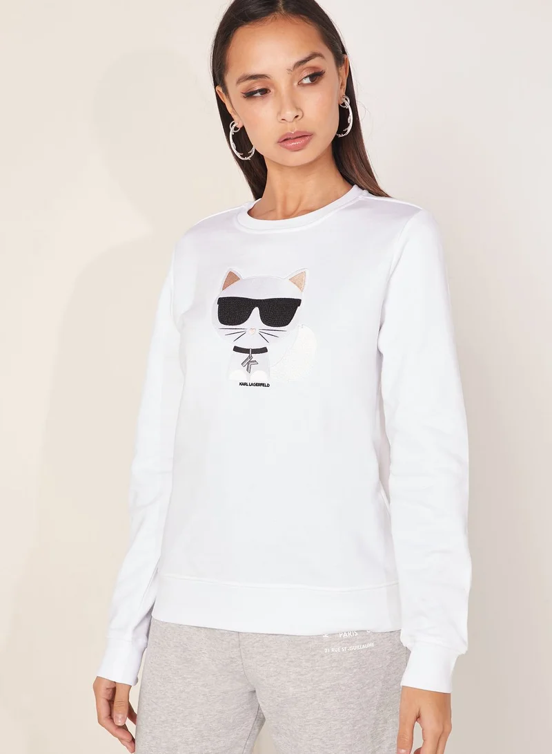 Hoodie Karl Lagerfeld Ikonik Choupette Karl Lagerfeld Ikonik