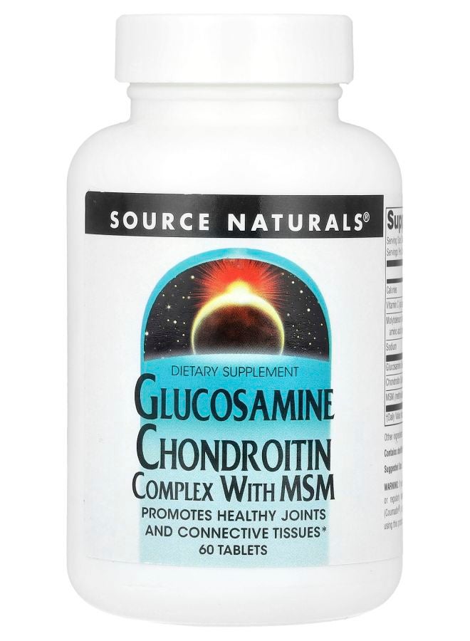 Glucosamine Chondroitin Complex With MSM 60 Tablets
