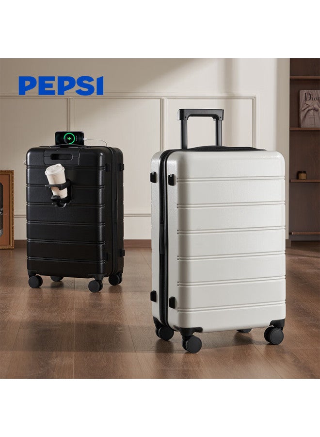 Pepsi 20-inch Carry-on Luggage, Expandable Travel Suitcase With Password Lock, Multifunctional Trolley Case For Men And Women - Image 2