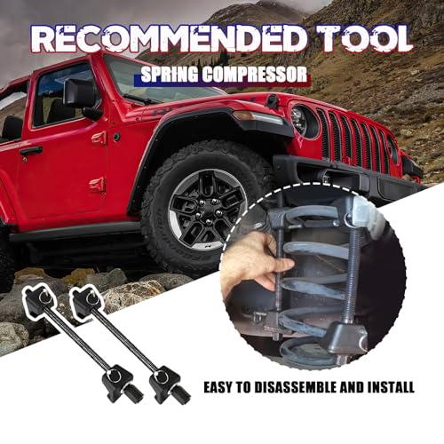 Flycle 2.5'' Inch Leveling Lift Kits for Jeep Wrangler JL 4WD, 2.5 Inch Leveling Lift Kit Suitable for 2018-2023 Jeep Wrangler JL 4WD - Image 3