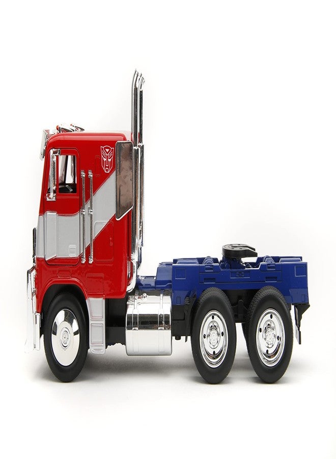 Jada Transformers Rise of The Beast 1:24 Optimus Prime w/Robot On Chassis Die-Cast Car, Toys for Kids and Adults - Image 5