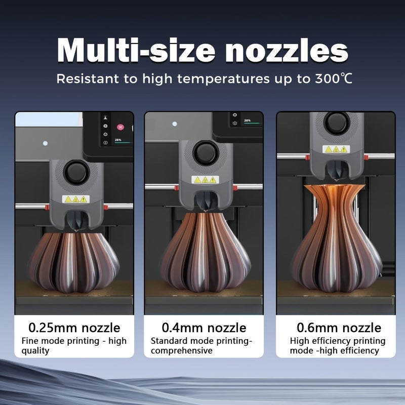 0.8mm Quick-Release Nozzle for Flashforge AD5X Hotend Extruder - Image 4