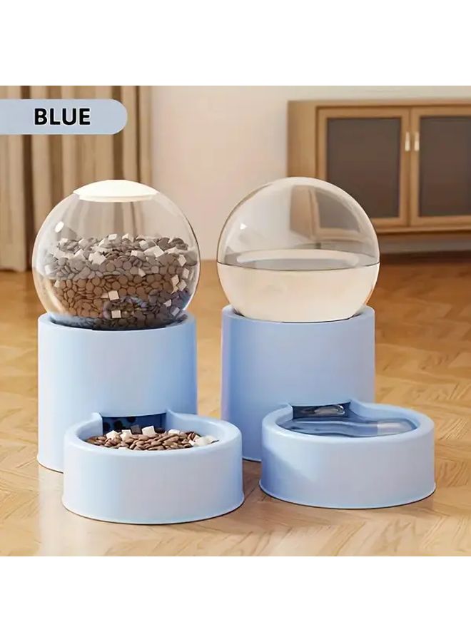 Pale Pink Pet Water Feeder Space Capsule Design Silent Flow Anti Tip Bowl Indoor Dog Rabbit Hamster - Image 5