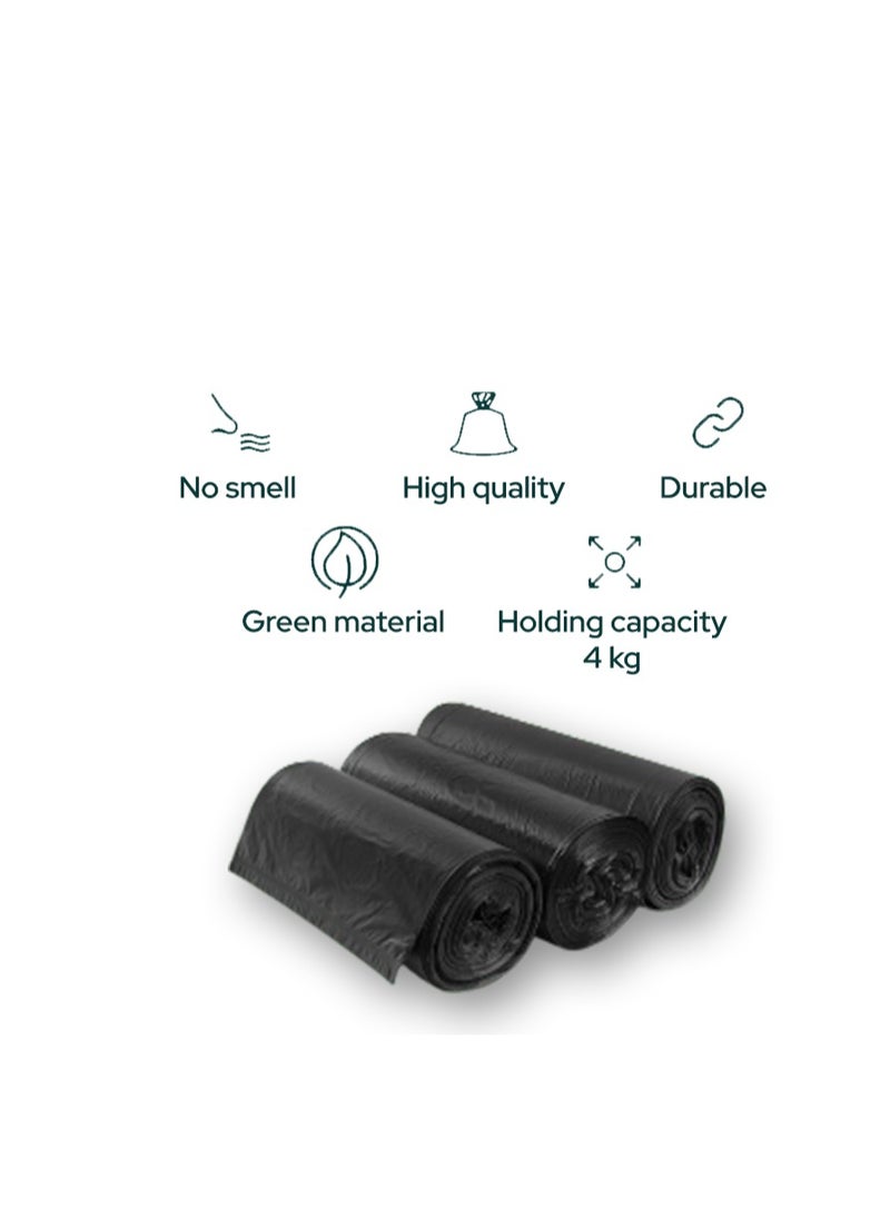 Nure Nure- Bio-Degradable Purity In Disposal Garbage Bag,67 Gallons, 10 Pcs, 105cmx125cm,Pack of 2  - Image 3