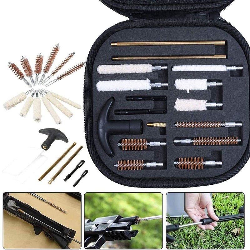 DIY Crafts CTDIYHI51713 16in1 Universal Pistol Gun Sparay Gun Cleaning Kit Barrel Brushes Tools for Most Caliber Handguns 22 - Image 2