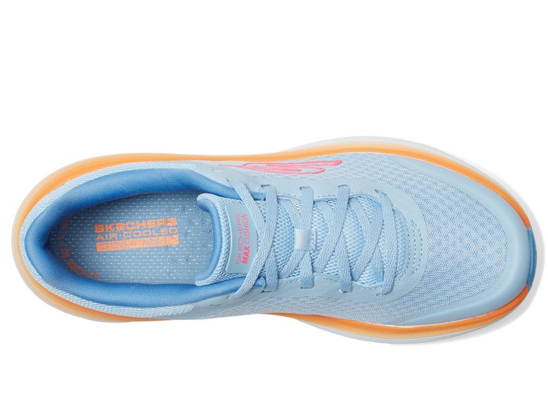 Skechers Women's Max Cushioning Endeavour Canova Sneaker, Blue/Orange, 9.5 - Image 3