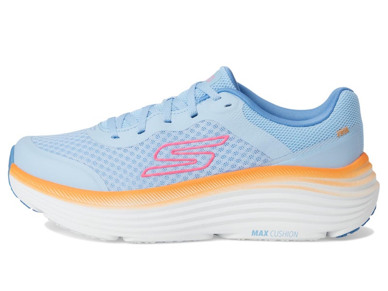 Skechers Women's Max Cushioning Endeavour Canova Sneaker, Blue/Orange, 9.5 - Image 5