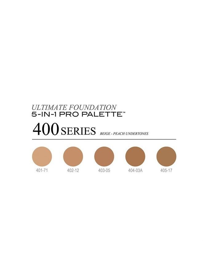Cinema Secrets - Pro Cosmetics Ultimate Foundation 5-In-1 Pro Palette, 400 Series - Image 1