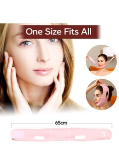KHAJUL Reusable V Line Mask Facial Slimming Strap - Double Chin Reducer - Chin Up Mask Face Lifting Belt  - Image 3
