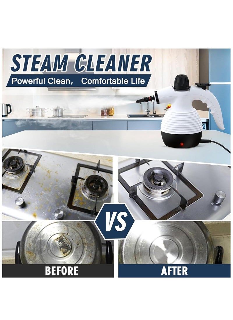 Denx High Pressure Steam Cleaner, Portable Mini Steam Cleaner For Home Kitchen Multifunction High Temperature Pressure With 9Pcs Accessories For Kitchen Sofa Bathroom Car Window | 1200W | 350Ml | Dx2596 - Image 4