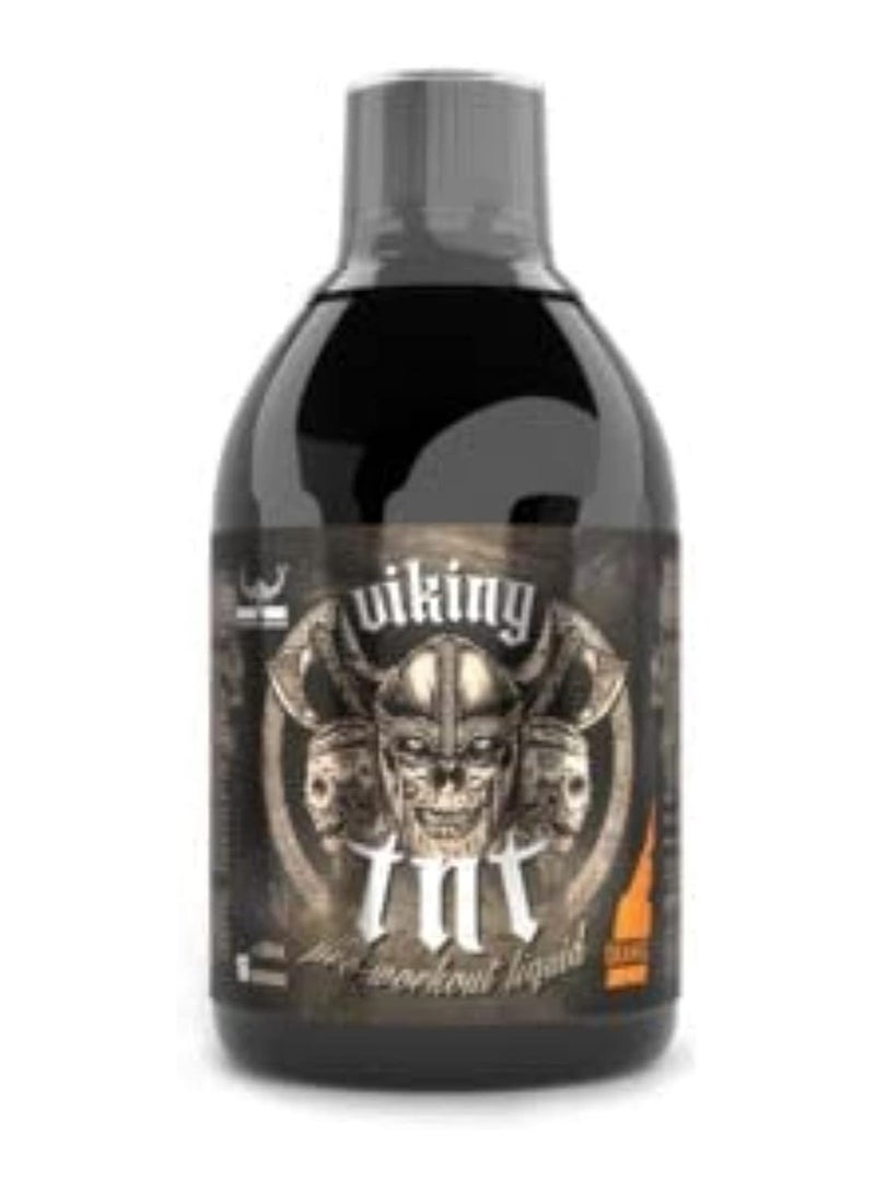 فايكينج فورس لابورتوريز سائل فايكينج تي إن تي قبل التمرين - معزز للطاقة بنكهة فواكه الغابة، عبوة 500 مل، 16 حصة كل منها 30 مل، يحسن الطاقة - Image 1