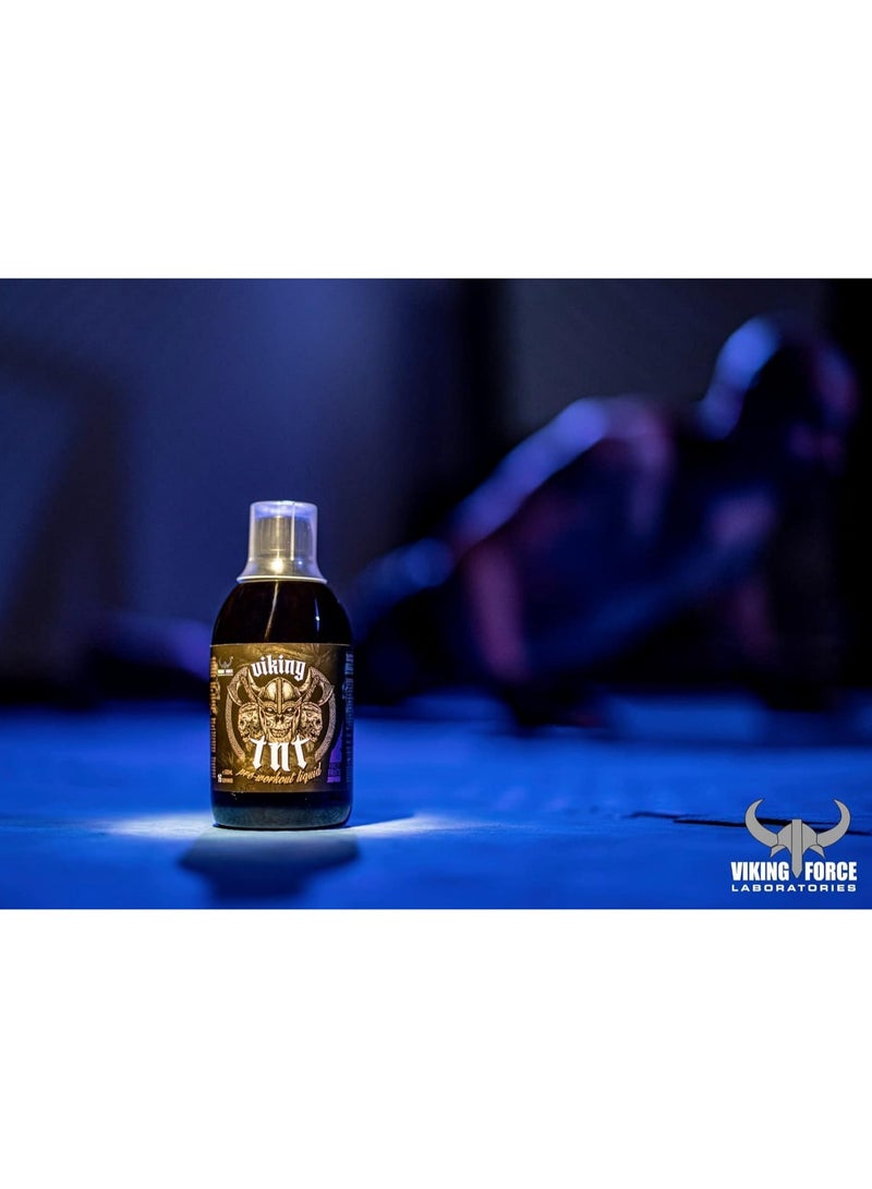 فايكينج فورس لابورتوريز سائل فايكينج تي إن تي قبل التمرين - معزز للطاقة بنكهة فواكه الغابة، عبوة 500 مل، 16 حصة كل منها 30 مل، يحسن الطاقة - Image 3