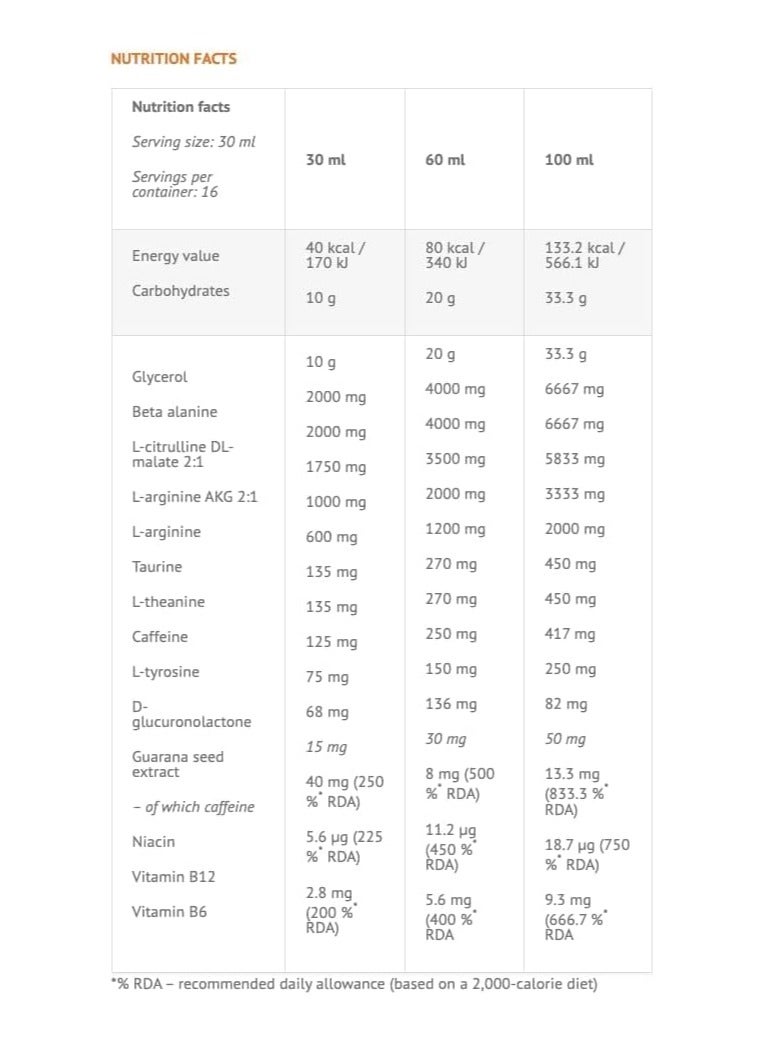 فايكينج فورس لابورتوريز سائل فايكينج تي إن تي قبل التمرين - معزز للطاقة بنكهة فواكه الغابة، عبوة 500 مل، 16 حصة كل منها 30 مل، يحسن الطاقة - Image 4