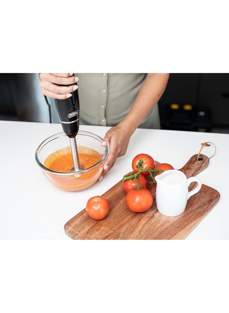 TOTAL 5-in-1 Cordless Rechargeable Immersion Hand Blender – Multi-Function Stick Mixer with Attachments for Blending, Whisking & Chopping - Image 5