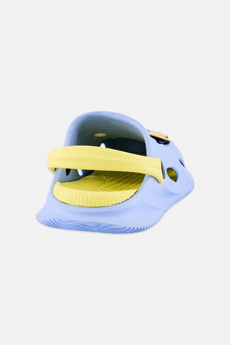 Peanuts Kids Boy Snoopy And Woodstock Slingback Clogs, Light Blue - Image 2