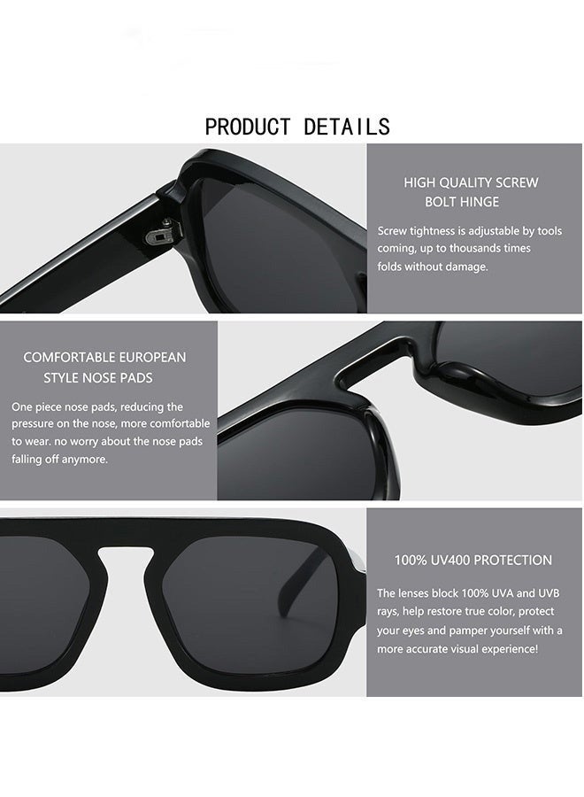 Aviator 70s Style Sun Glassess Designer Men's Sunglass Designer for Womens Mens Sun Glasses Vintage Ladies Eye Glasses UV400 Protection Shades - Image 2