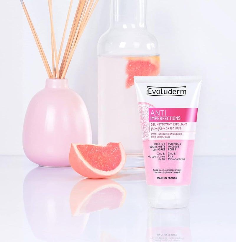 Evoluderm Anti Imperfection Exfoliating Face Cleansing Gel Deeply Cleanses and Purifies the Skin 150 ml - Image 2