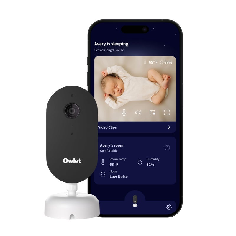 Owlet Dream Sight Gen 3 Smart Video Baby Monitor 2K HD Camera wNight Vision Detects Crying Motion Temperature Customizable Alerts TwoWay Talk Secure Wifi - Image 2