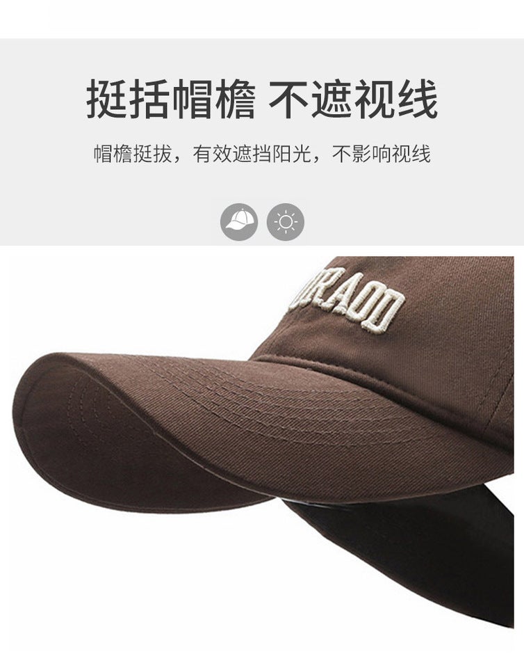 Unisex Summer Cap Quick Dry Letter Sun Protection Outdoor Casual Hat - Image 3
