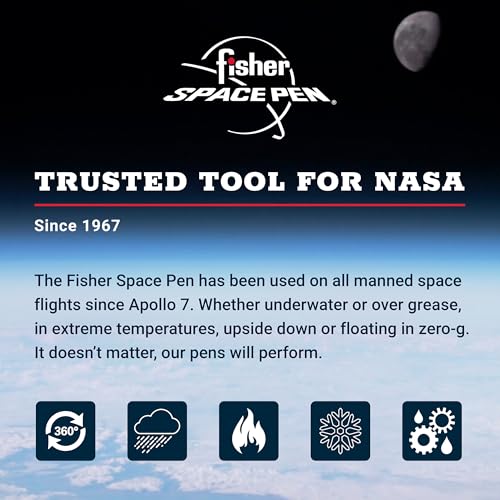 Fisher Space Pen Supernova Rainbow Titanium Nitride Bullet Pen, Ballpoint, Black Ink, Gift Box - Image 4