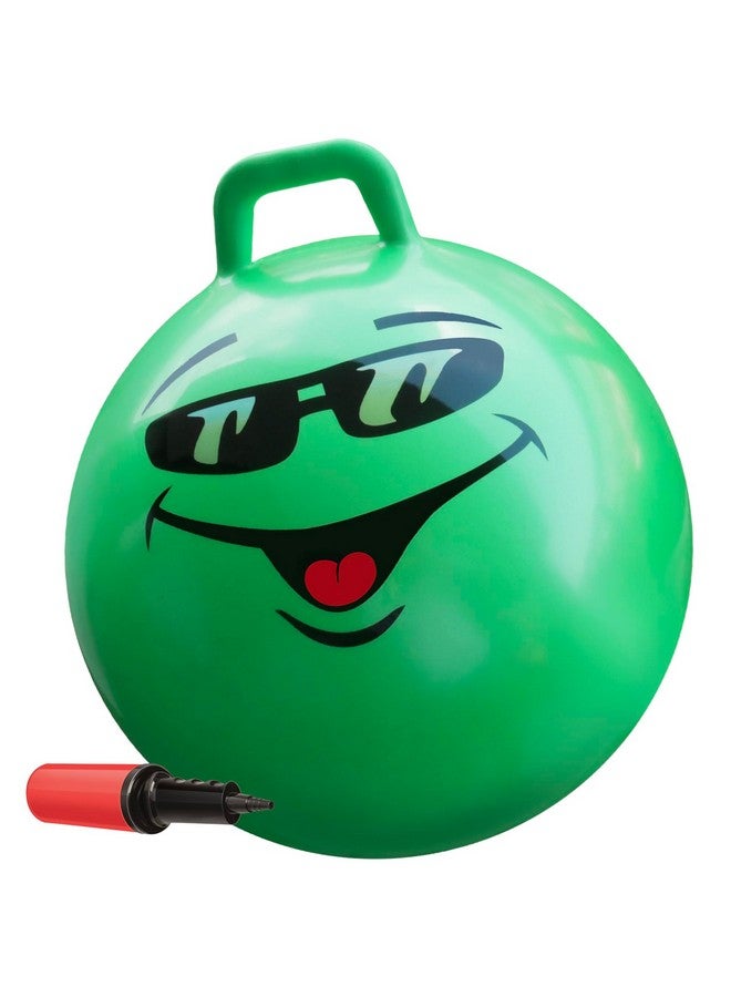 WALIKI Hop Ball Toy for Boys and Girls 3 4 5 and 6 Years old | 18” Green Hopper Jumping Therapy Ball for Kids | Outdoor Toys for Kids Who Love Hopping - Image 1