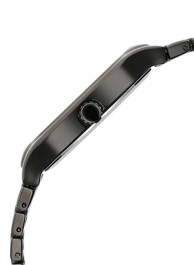 fastrack ساعة فايب مافريك من فاستراك بقرص أسود وحزام معدني للرجال - Image 4