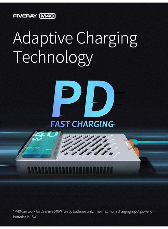 زيون إضاءة الفيديو ZHIYUN FIVERAY M40 [رسمية]، إضاءة كاميرا محمولة بقوة 40 واط، 14000 لوكس، CRI/TLCI 96+، 2700-6200 كيلفن، لوحة LED تزن 320 جرام، إعداد إضاءة لتصوير DSLR، لليوتيوب وتيك توك - Image 5