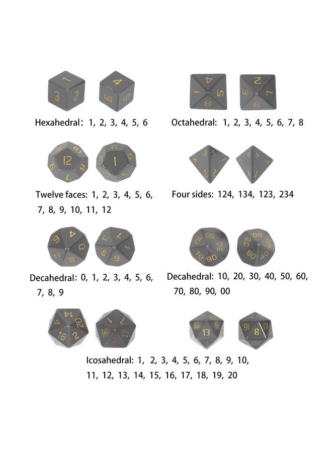mookaitedecor 7 PCS Green Aventurine Crystal Polyhedral DND Dice Set, Polished Tumbled Stones Dices for RPG MTG Table Games Home Decoration - Image 4