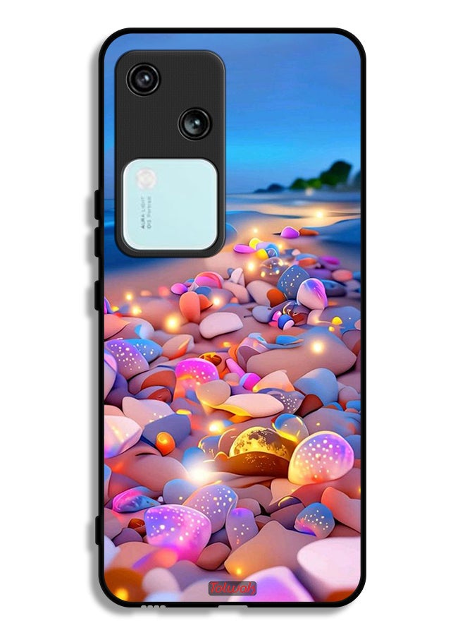 Tolwak Vivo V30 5G Protective Case Cover Stones Art - Image 1