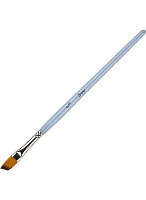 Oil Paint and Acrylic Brush Synthetic Bristle Short Handle Side Cut Series 725 No 10