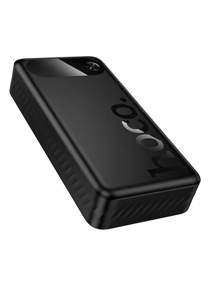 هوكو باور بانك 20000 مللي أمبير/ساعة J154A Victorious شاحن سريع محمول 22.5 واط QC + 20 واط PD، منفذ USB مزدوج + USB-C، أسود - Image 3