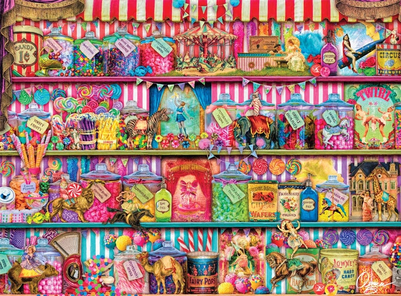 Buffalo Games - Aimee Stewart - Sweet Shoppe - 1000 Piece Jigsaw Puzzle for Adults -Challenging Puzzle Perfect for Game Nights - Finished Size is 26.75 x 19.75 - Image 1