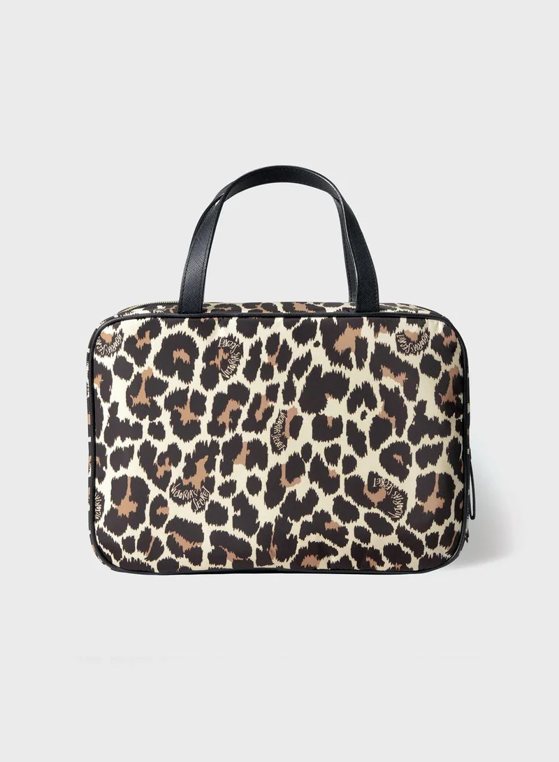 Victoria's Secret Leopard Travel Case