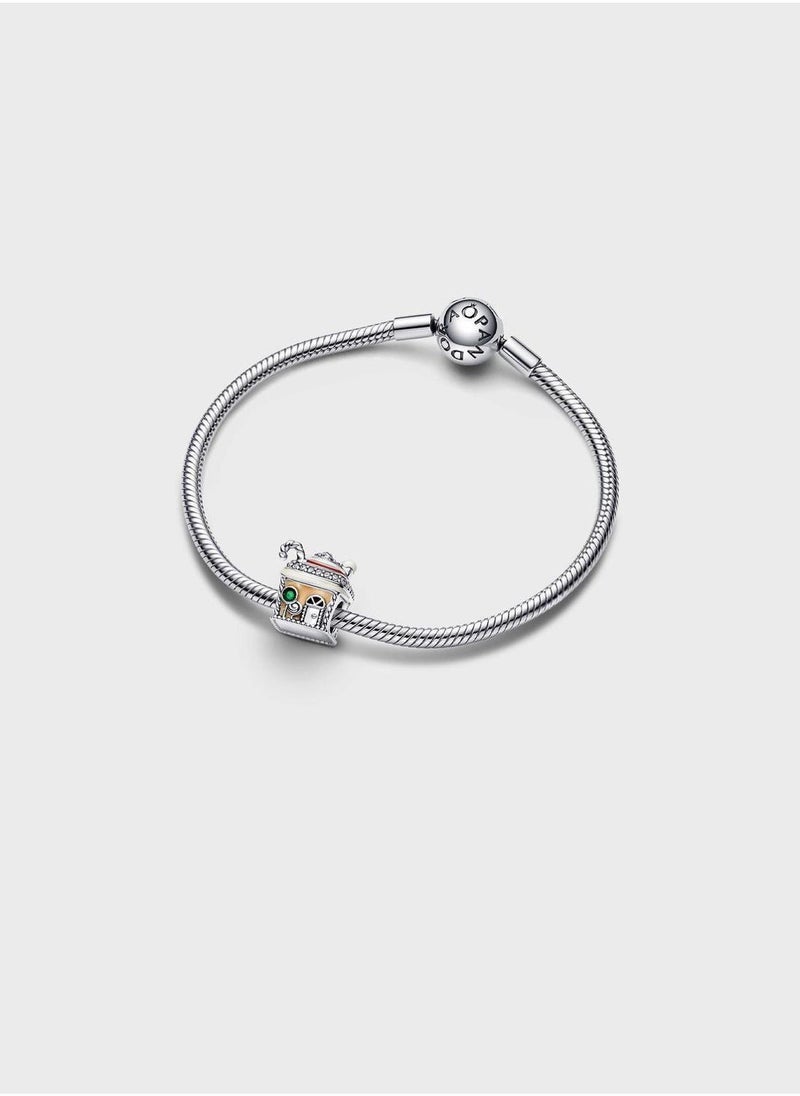 PANDORA Festive Gingerbread House  Charm  - Image 3