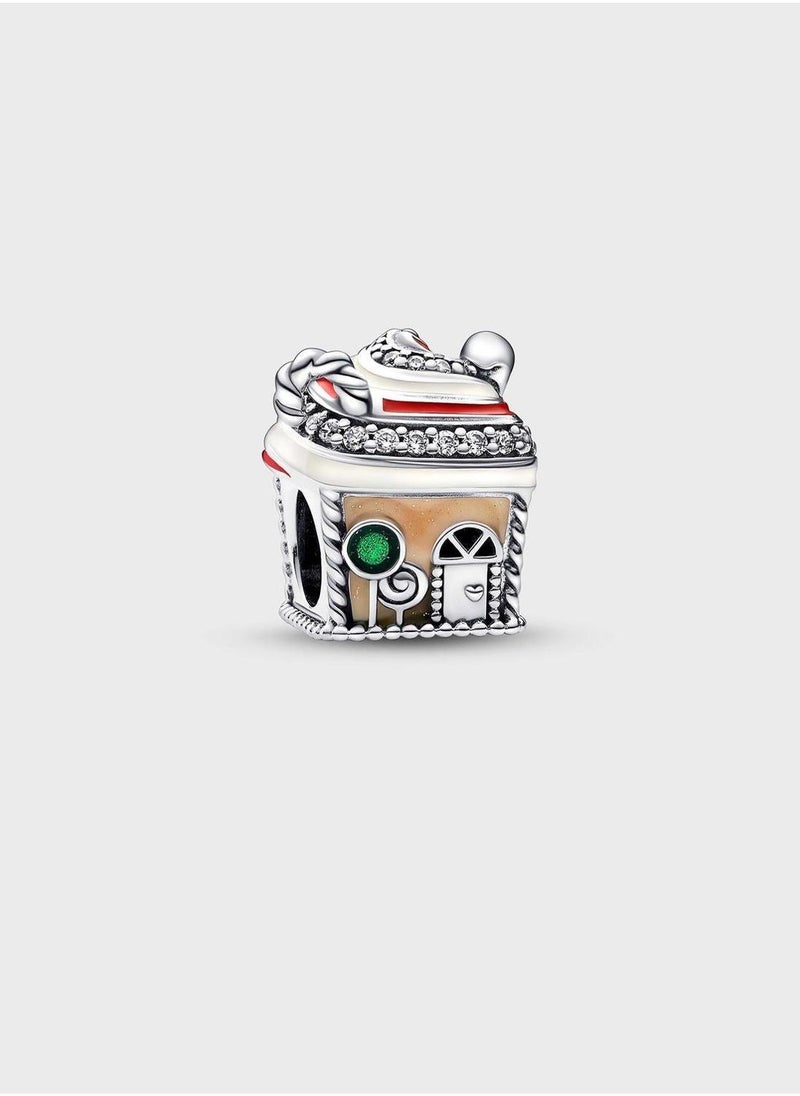 PANDORA Festive Gingerbread House  Charm  - Image 1