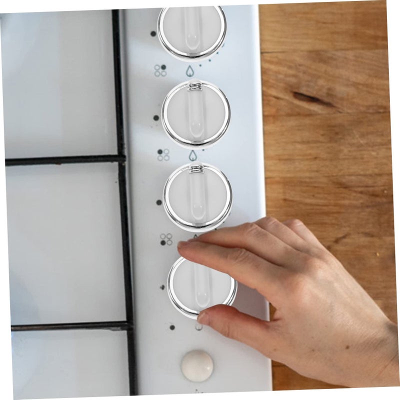 Gas Stove Water Heater Rotary Temperature Control Knobs 3 5X3 5X3 5CM White Easy Installation 30pcs - Image 3