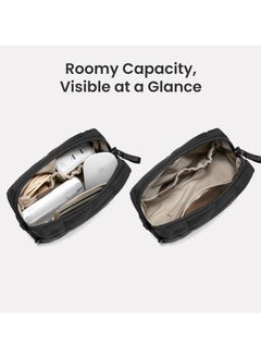 Tomtoc Terra-A27 Electronics Organizer Travel Case, Soft Puffy Organizer Bag Birthday Christmas Gifts Travel Essentials for Women Girls, Portable Accessory Tech Pouch Storage for Charger, Cord, Cable, Phone  - Image 4