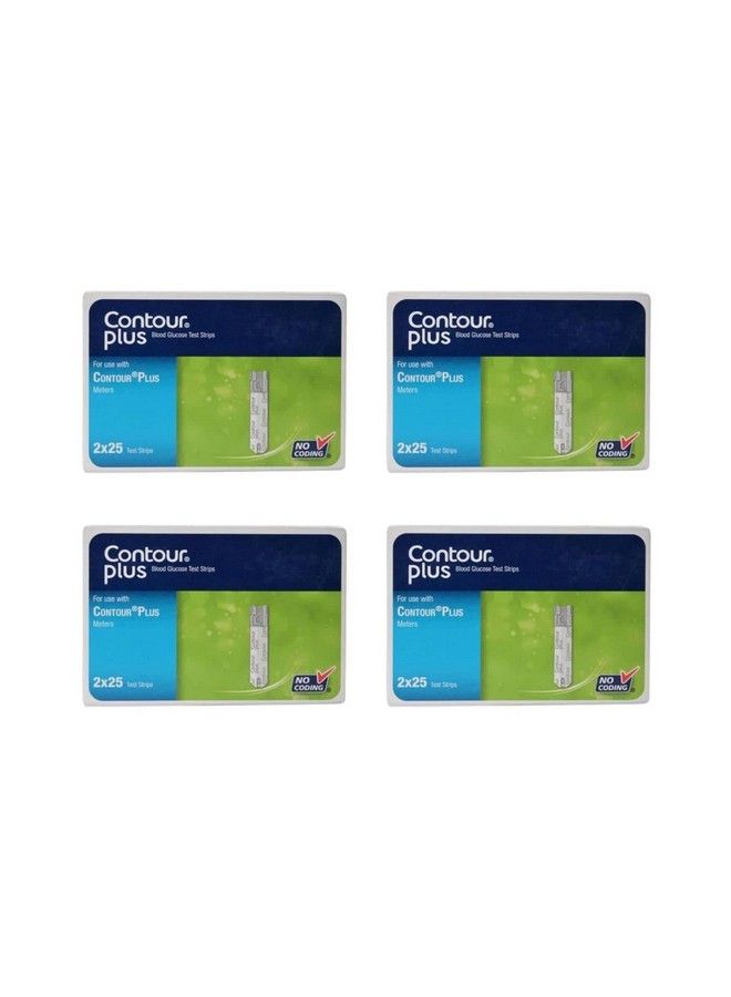 Contour Plus Strips 50 Count (Multicolor) Pack Of 4 - Image 1