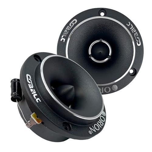 ORION Cobalt Series CTW1.7HP 3.8” Super Bullet Tweeter | Aluminum Diaphragm, 1” Voice Coil, 75W RMS, 300W Max, Built-in Crossover - Pro Car Audio Tweeter (Pair) - Image 1